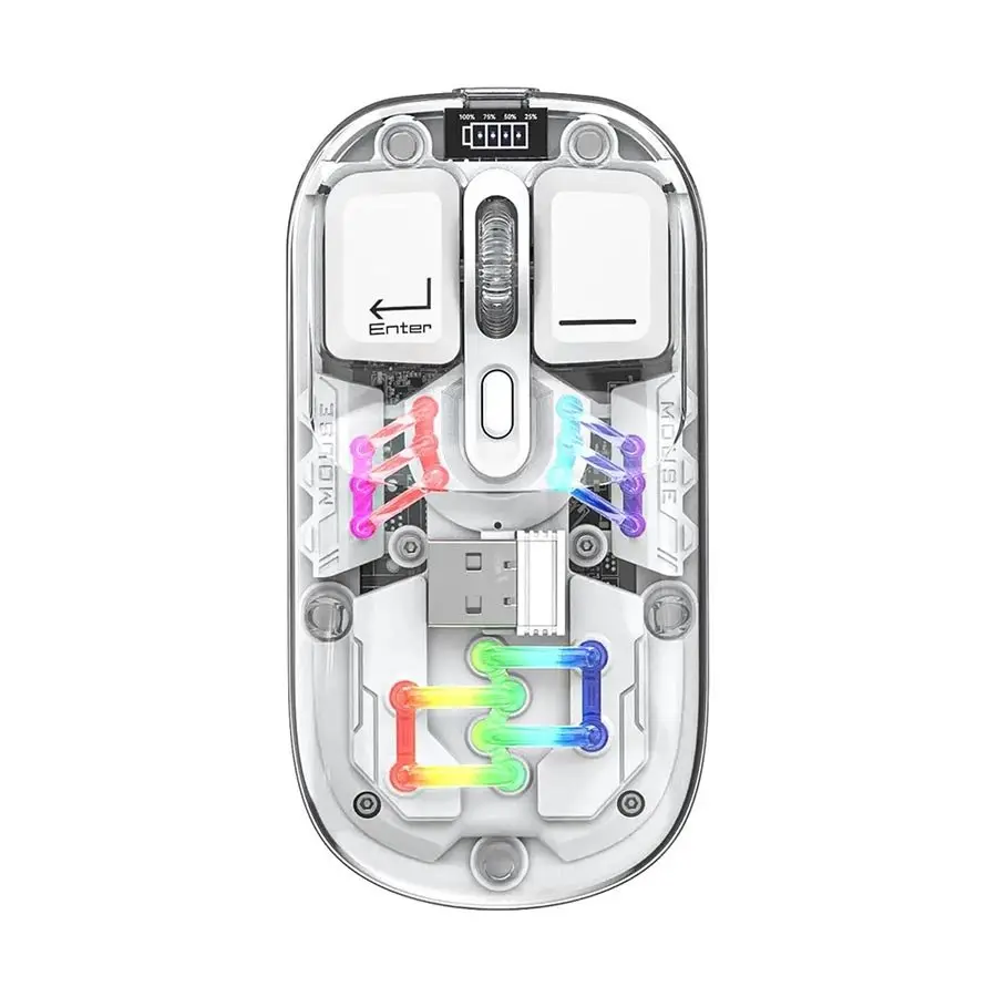PC Power OBSIDIAN PGM-P7 WH Bluetooth Mouse.webp