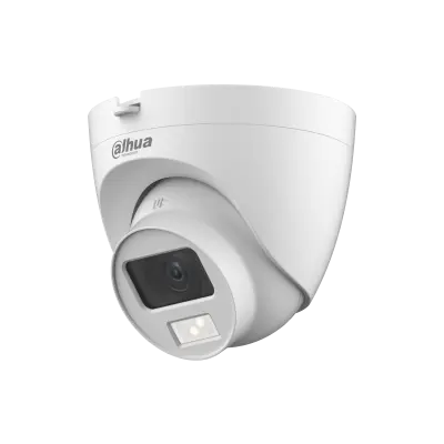 Dahua 5MP Smart Dual Light HDCVI Dome 20 MTR IR Distance, Lens 2.8 MM With Built In Mic (Plastic)#DH-HAC-HDW1500CLQP-IL-A