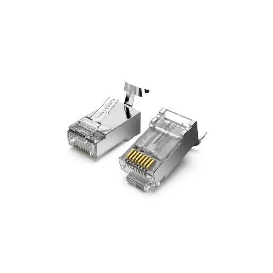 VENTION IDER0-10 Cat7 FTP RJ45 Transparent Connector (10 Pcs)