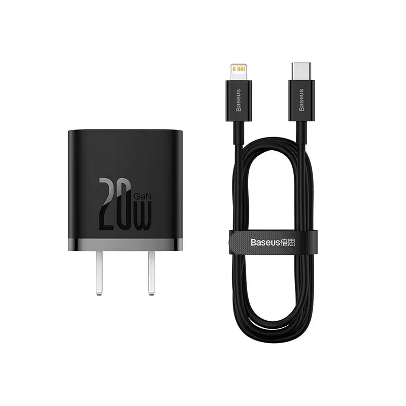 Baseus-1900 Baseus GaN5 Fast Charger 1C 20W CN Set (Mini)