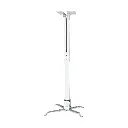 K2 PM4365F (12-24 Inch) Adjustable Projector White Ceiling Mount Kit