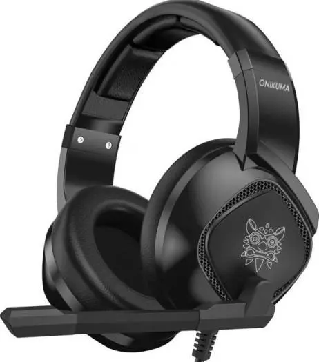 Onikuma K19 3.5mm Wired Gaming Headset Over Ear Headphones Noise Canceling E-Sport Earphone With Mic LED Lights Volume Control Mute Mic For PC Laptop PS4 Smart Phone | PSA010278