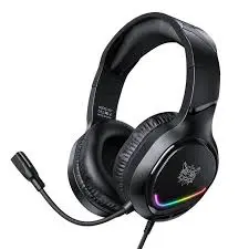 Onikuma X31 RGB Wired Gaming Headset with Noise Cancelling Microphone (Black)