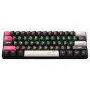 Onikuma G55 61 Keys RGB Colorful Lighting Wired Gaming Mechanical Keyboard – Brown Switch | Black