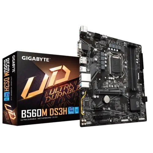 GIGABYTE B560M DS3H Intel 10th and 11th Gen Micro ATX Motherboard