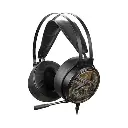 A4TECH G650S USB Dazzling Orange Light Gaming Headphone Black