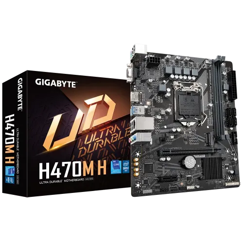 GIGABYTE H470M H 11th and 10th Gen Micro ATX Motherboard