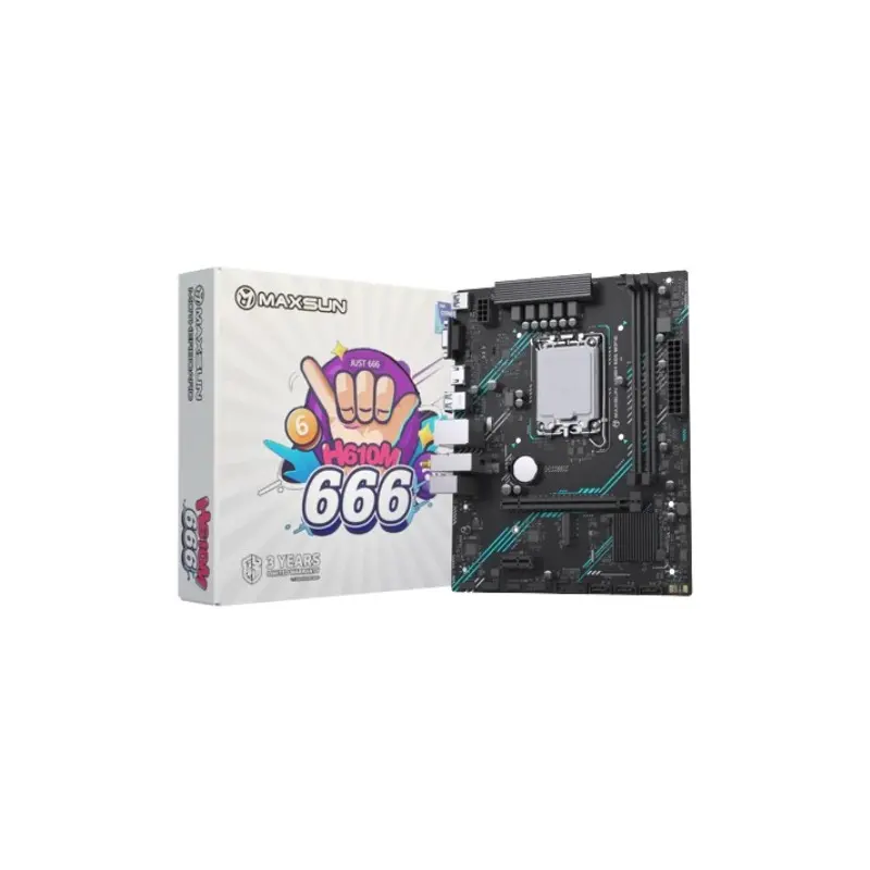 Maxsun H610M 666 WiFi 6 DDR4 Motherboard