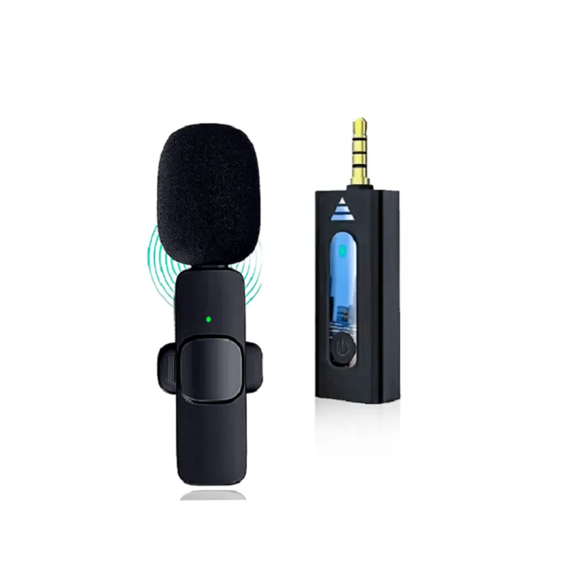 K35 Wireless Single Microphone for 3.5mm Supported Devices
