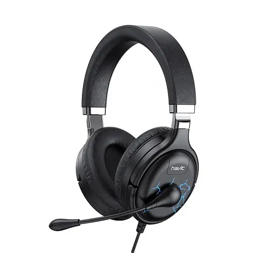HAVIT H214U Wired LED USB Headset With Mic 