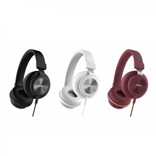 HAVIT H2263D 3.5mm Metal Decoration Single Port Headphone
