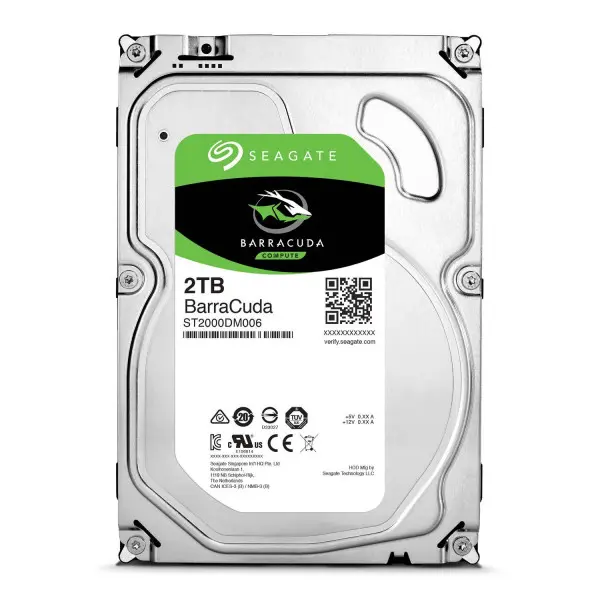 Seagate Barracuda 2TB 5400 RPM SATA Desktop HDD 