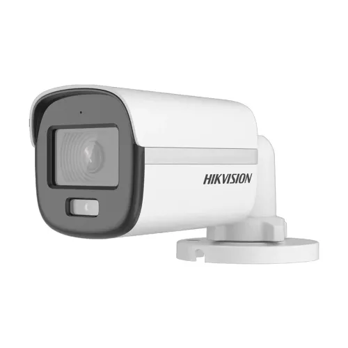 Hikvision 2MP ColorVu Bullet 20 MTR IR Distance, Lens 2.8 MM With Built In Audio (Plastic)#DS-2CE10DF0T-FS