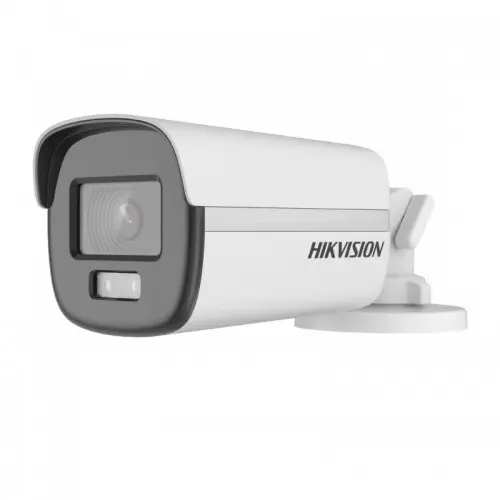 Hikvision 2MP ColorVu Bullet 40 MTR IR Distance, Lens 2.8 MM (Metal)#DS-2CE12DF0T-F