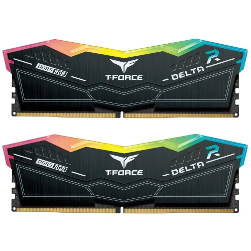 TEAM Delta RGB 32GB (16x2) DDR5 5200MHz Gaming Desktop RAM