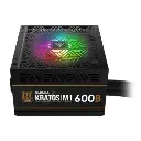 Gamdias Kratos M1-600B 600 Watt 80+ Bronze Addressable RGB Power Supply