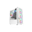  POWER TRAIN PT-701W ATX MID TOWER GAMING CASE WITH 4 RGB FAN