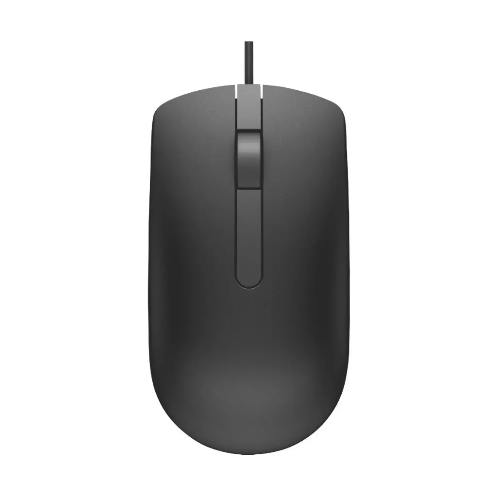 DELL MS116 Usb Wired Optical Mouse Black 