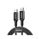 UGREEN US557 (15275) USB-C Silicone Fast Charging Cable - 1M