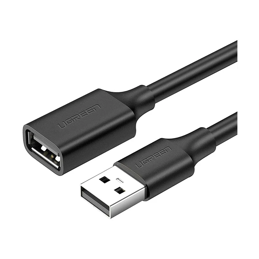 UGREEN US103 (10318) USB Male to Female, 5 Meter, Black Extension Cable # 10318