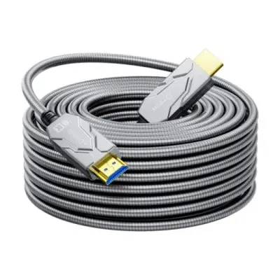DTECH DT-HF8060KF HDMI TO HDMI 8K ARMOR FIBER OPTIC CABLE WATERPROOF SHELL 60M