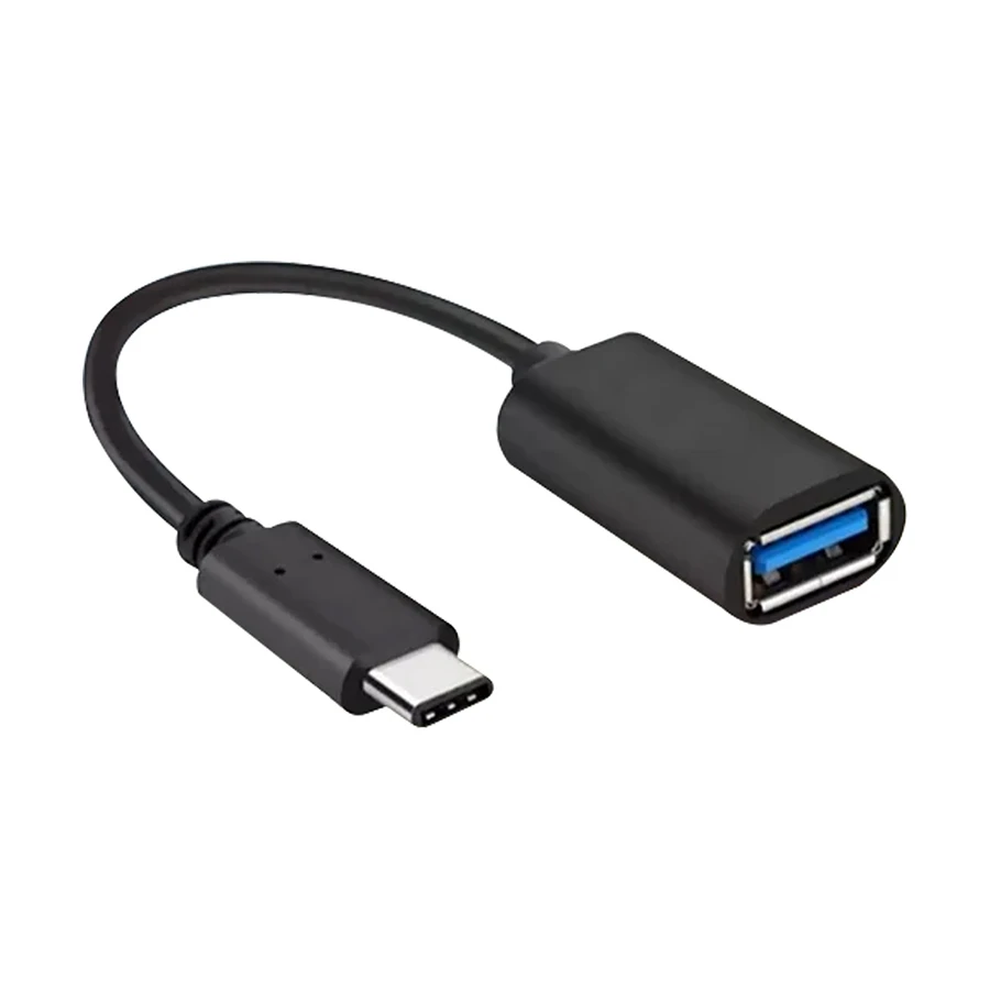 DTECH DT-2980 Type-C Male to USB 3.0 Female Black OTG Converter #DT-2980