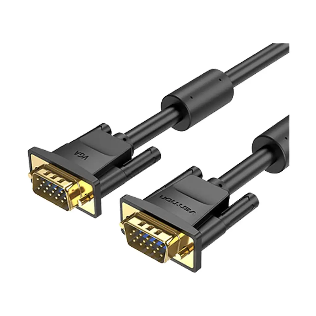 VENTION DAEBI VGA Male to Male, 3 Meter, Black Cable # DAEBI