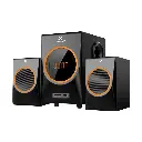Xtreme Win 2:1 Bluetooth Black Multimedia Speaker With Remote