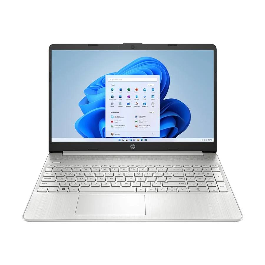 HP 15s-fq5357TU 12th Gen Intel Core i3 1215U 8GB RAM, 512GB SSD 15.6 Inch FHD Display Natural Silver Laptop# 9Y8G6PA#UUF  