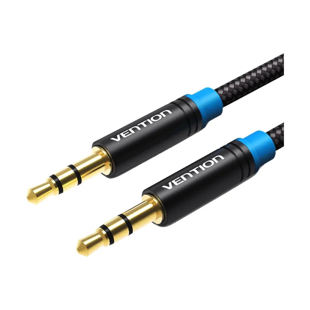 VENTION P350AC300-B-M 3.5mm Male to Male 3 Meter Black Audio Cable # P350AC300-B-M