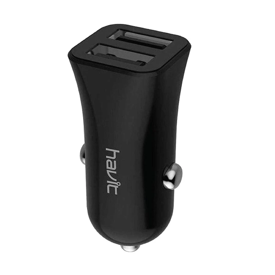 HAVIT H236 2.1A Dual USB Black Car Charger