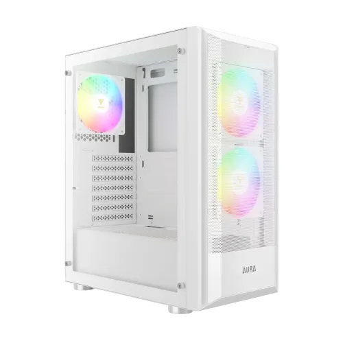 Gamdias AURA GC6 WH ARGB ATX Mid-Tower Gaming Casing 