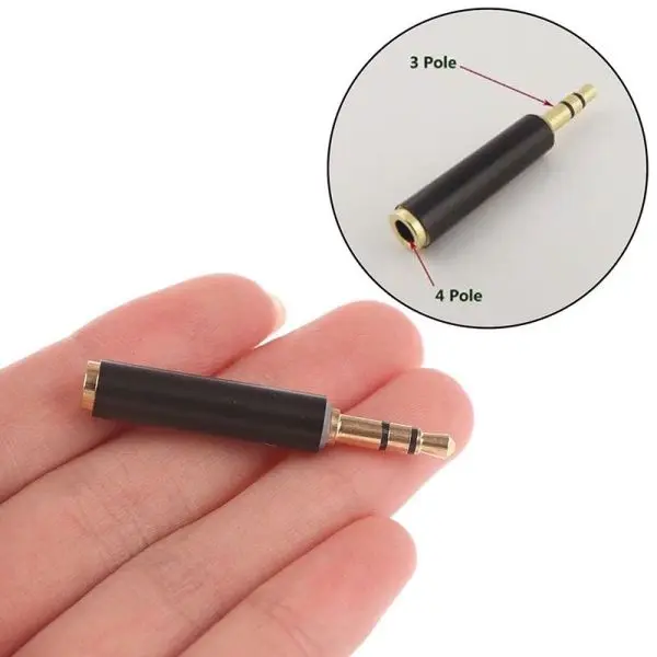 Boya M1 Converter 4 PoleFemaleTo 3 Pole Male Audio Adapter#1008071