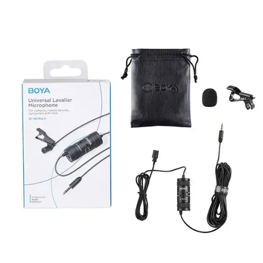 [01093] Boya BY-M1 Pro II 3.5mm Lavalier Microphone 