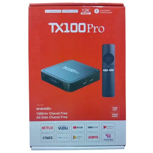 TX100 Pro 12K Android TV Box