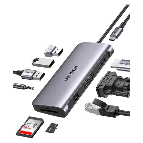 UGREEN CM639 (45380) Multifunction 10-in-1 USB-C Docking Station