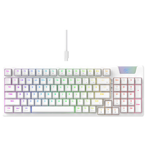 HAVIT KB885L Gamenote USB to Type-C Multi-Function RGB Backlit Mechanical Keyboard