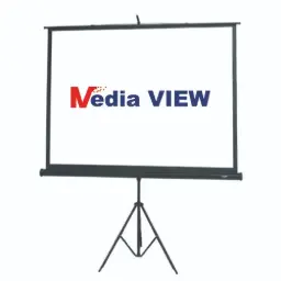 Mediaview Tripod Projector screen 70″ x 70″