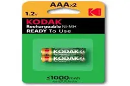 KODAK AAA(2 PACK) RECHARGEABLE BATTERY