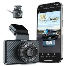 Botslab G500H Pro Dual Channel Car Dash Camera 3K, ADAS, 5MP Stavis IMX335 Sensor