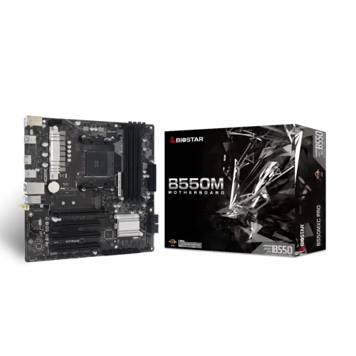 [0008989] BIOSTAR B550MXC PRO DDR4 AMD AM4 Micro ATX Motherboard