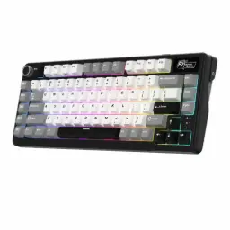 ROYAL KLUDGE RK L75 Tri-Mode Hot-Swappable Wireless Mechanical Gaming Keyboard