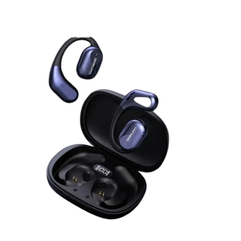 Onikuma  T209 OWS Cyberpunk Design Black-Blue Bluetooth Earbuds