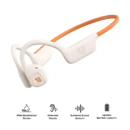 Onikuma T37 Wireless Earbuds White Orange