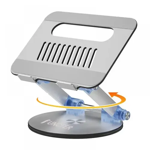 Movable 360° Round Ergonomic Push-Button Laptop Stand 