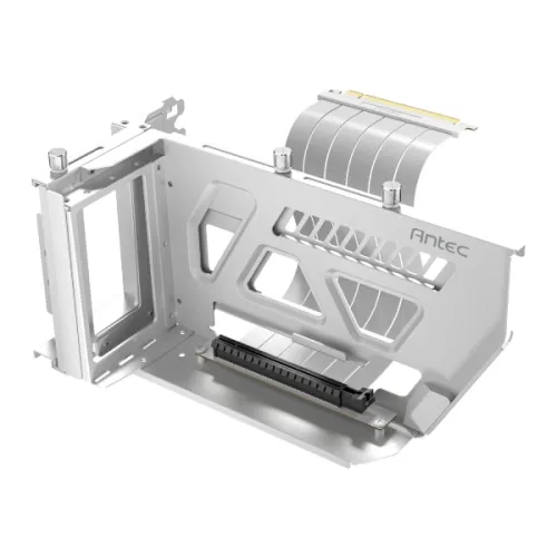 Antec SHIFT White Vertical GPU Bracket With PCI-E 4.0 Riser Cable 