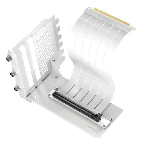 Antec RTX40 PCIe4.0 Riser Cable Vertical Bracket Kit White 