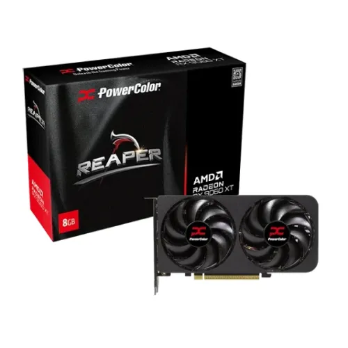 [0008926] PowerColor Reaper AMD Radeon RX 9060 XT 8GB GDDR6 Graphics Card