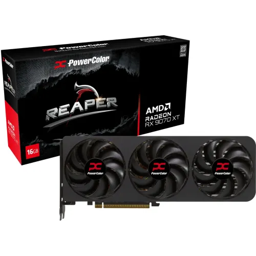 [0008943] PowerColor Reaper AMD Radeon RX 9070 XT 16GB GDDR6 Graphics Card