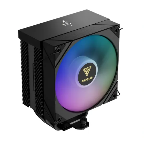 Gamdias BOREAS M2-51D ARGB Digital Display Single Tower Air CPU Cooler 